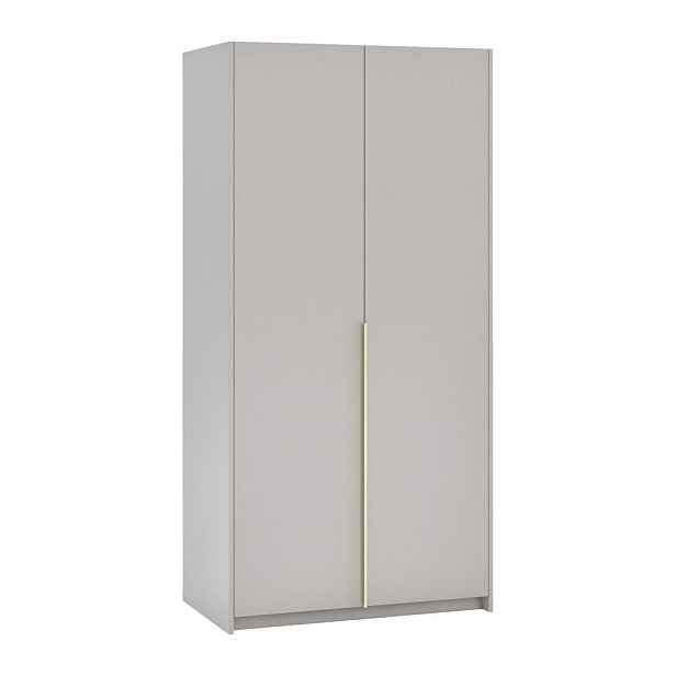 MASSENO ŠATNÍ SKŘÍŇ S OTOČNÝMI DVEŘMI AMARA, 100/204/58 cm 2dveřová, kašmírová