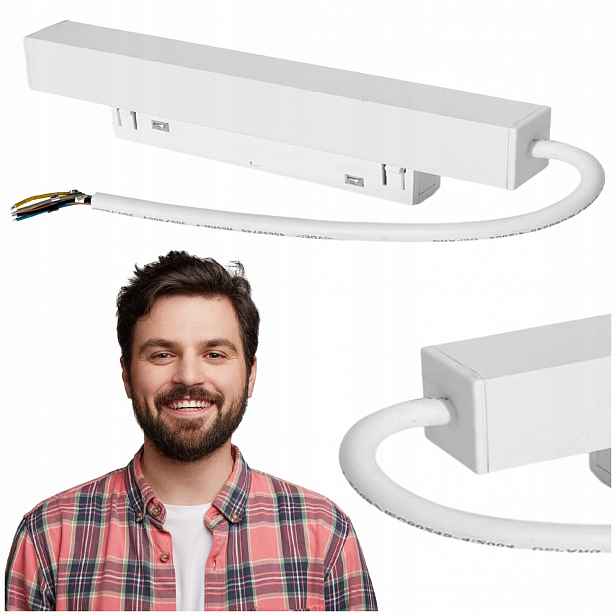 Napájecí Zdroj Zasunutý Do Magnetických Lišt DY-YT200W Dali Bílý