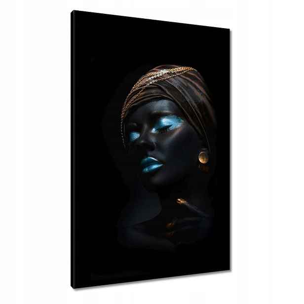 Obrazy 60x90 Tyrkysový make-up Make-Up