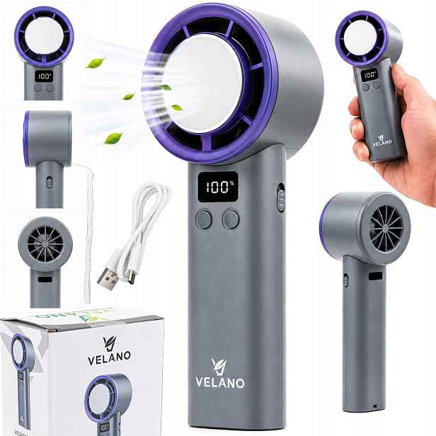Osobní Ruční Ventilátor Mini Kapesní Větrák Přenosný Malý 4000 mAh