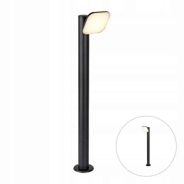 Zahradní Led sloupková lampa 12W 720lm IP44 Černá Moderní barva Rabalux