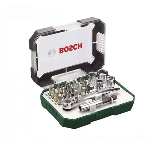 Bosch - 26dílná sada bitů a nástrčných klíčů 2607017322