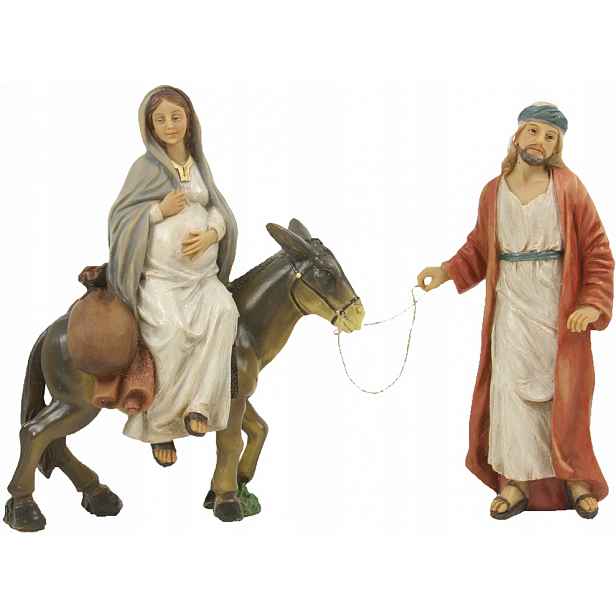 Figurky Do Betléma, Svatá Rodina Marie A Josef, 2 Kusy, 8,5 CM