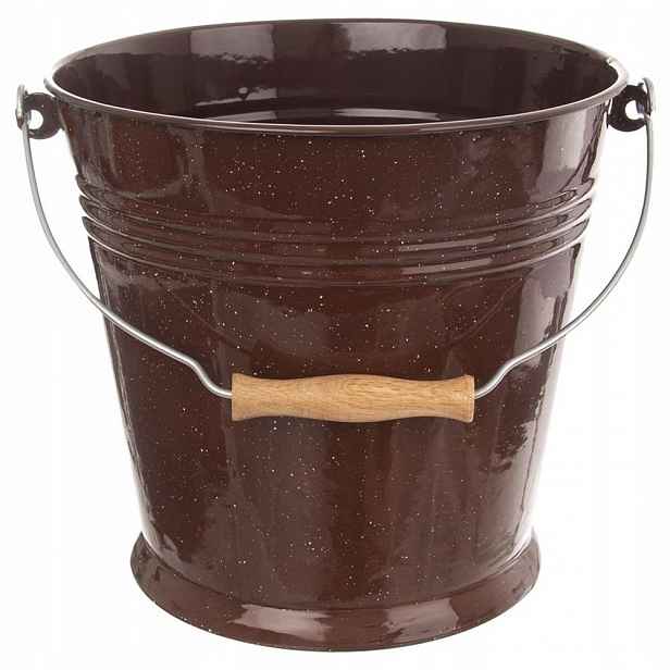 Kbelík na potraviny nerezový hnědý Brown 10 l