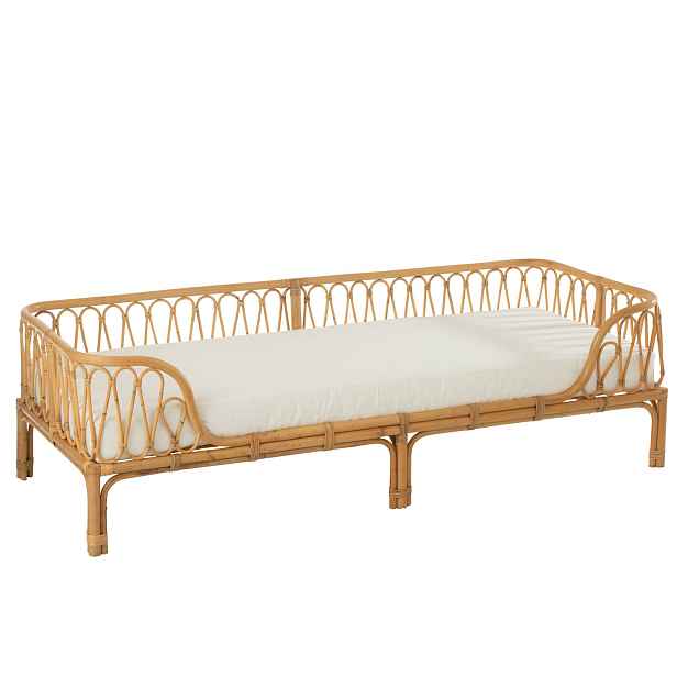 Přírodní ratanová pohovka / postel Pierre Rattan - 186*77*55cm J-Line by Jolipa