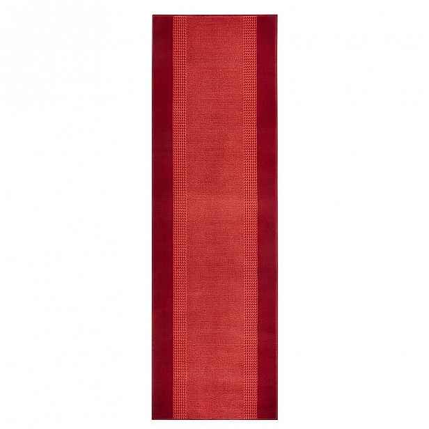 Koberec Basic, 80x250 cm, červený