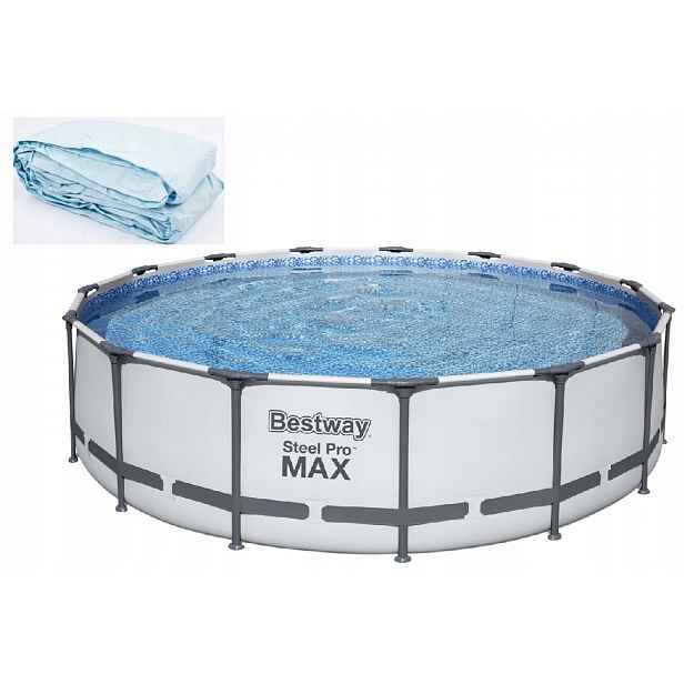 Obložení nového materiálu do bazénu Bestway Steel Pro Max 457 x 107 cm