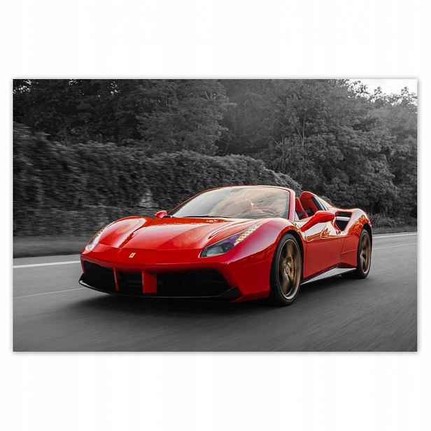 Plakáty 185x125 Červené Ferrari Fura