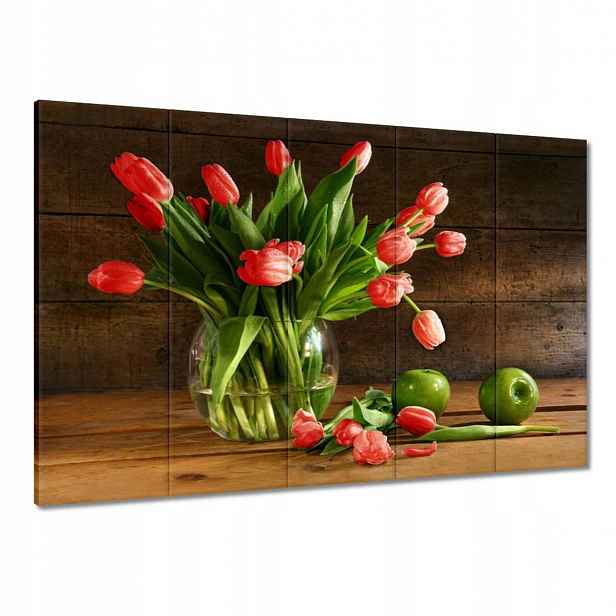 Obrazy 100x70 Červené tulipány