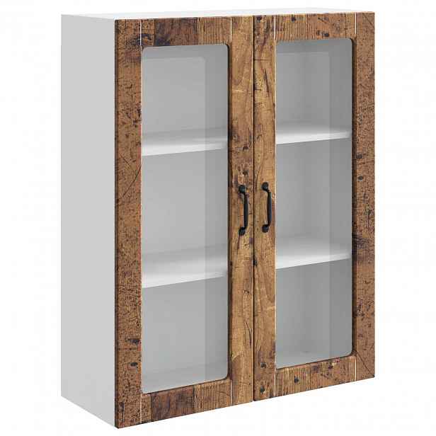 vidaXL Krycí deska myčky na nádobí Kalmar Staré dřevo 80 x 31 x 100 cm