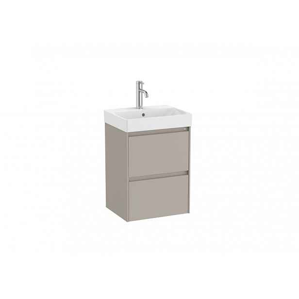 Koupelnová skříňka s umyvadlem Roca Ona 45x64,5x36 cm písková mat ONA45ZK2ZPM