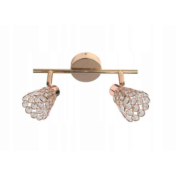 Candellux Glossy stropní svítidlo 2xG9 zlatá křišťál