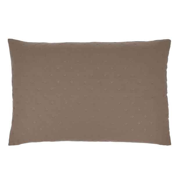 Měkký hnědý povlak na polštář Aix Soft – 90*60 cm Chic Antique