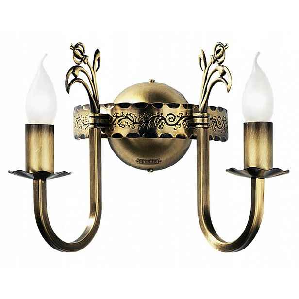 Nástěnná lampa Korona Patina 2xE14 Nástěnná lampa do obývacího pokoje Dům