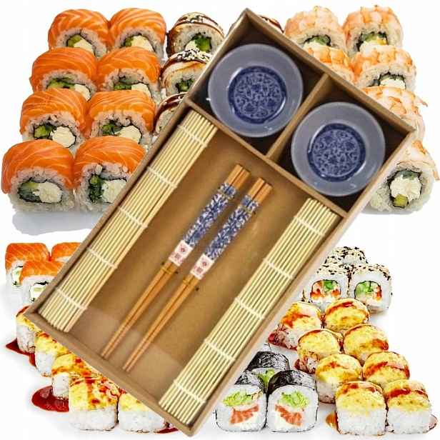 Sada na podávání Sushi misek a tyčinek jako Dárek Proorient