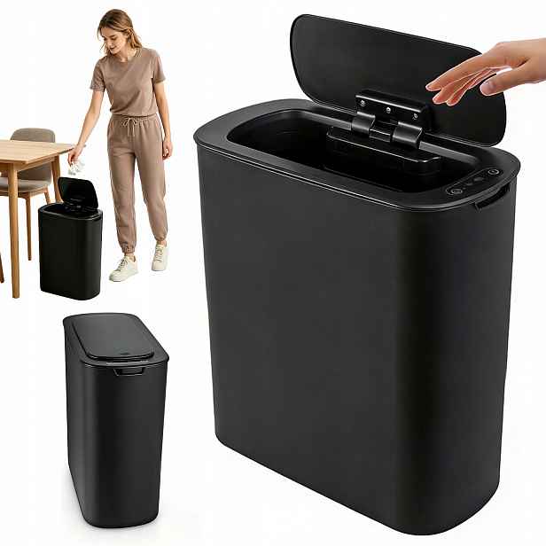 Automatický Koš 25 L Vodotěsný IPX5 Do Koupelny, Inteligentní Senzor
