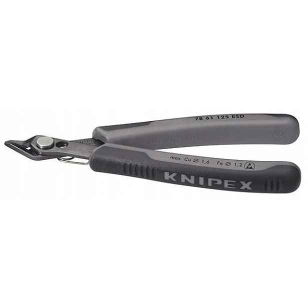 Boční štípací kleště dlaelektron.ESD, oxidové 125 mm Knipex