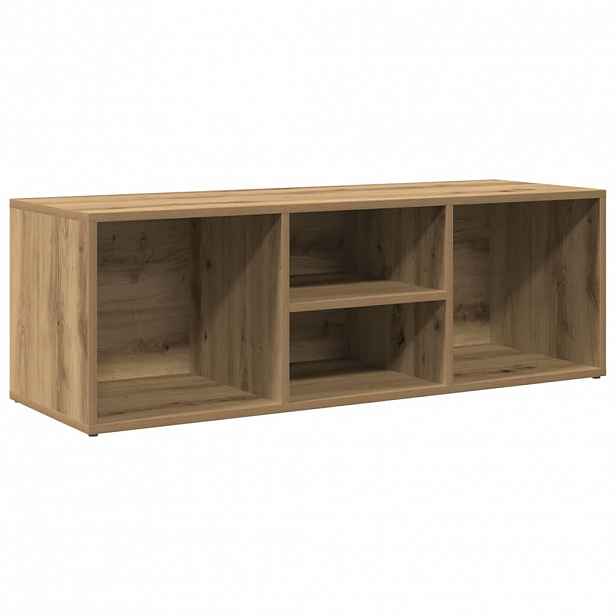 vidaXL Botníková lavice dub artisan 102 x 35 x 35 cm kompozitní dřevo