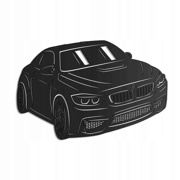 Dřevěný 3D obraz Bmw F82 M4 Nástěnná Dekorace Dárek