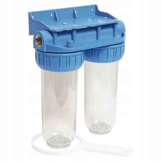 Aquawater Dvojitá filtrační stanice 10" s klíčem F20/27