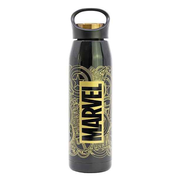 Černá nerezová dětská termoska 665 ml Marvel – STOR