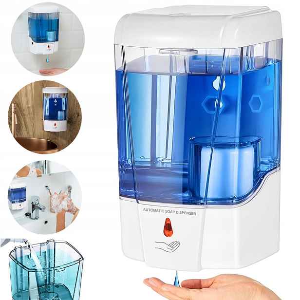 Dávkovač Nádoba Na Pěnové Mýdlo 700 ML Bezdotykový Automat