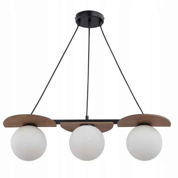 Pendel Závěsná lampa Lustr Převis Bílý Sklo E27 70 cm pro Sigma Lighting