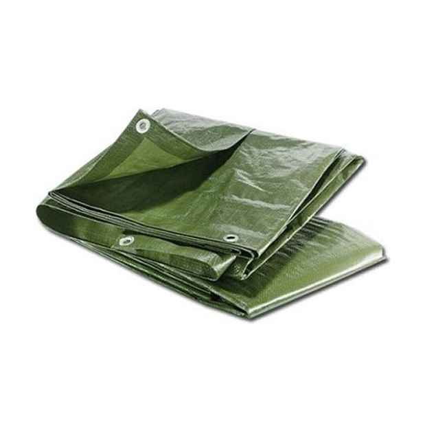 Procraft Zakrývací plachta s oky, 120g/m2, zesílená - 2 x 3m, zelená - 120203 120203