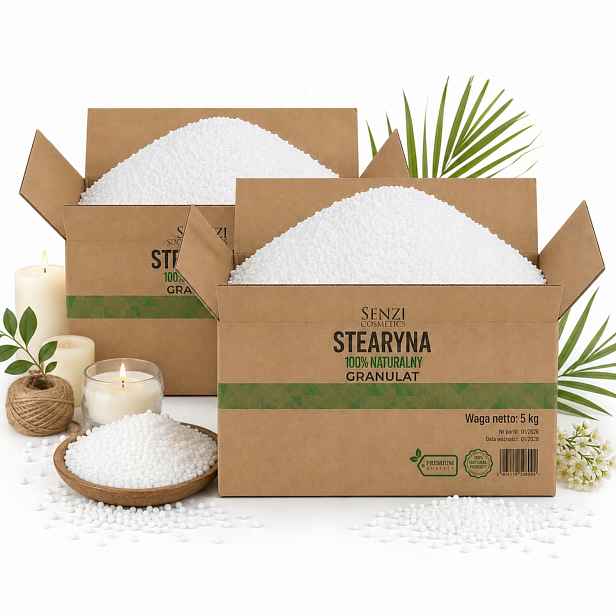 Rostlinná Stearina pro odlévání svíček Kyselina stearová vytvrzuje svíčky 2x5 kg