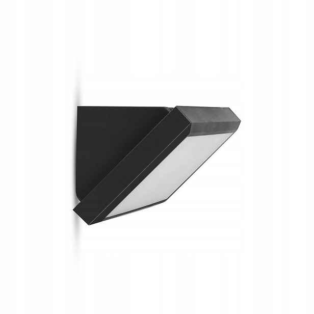 V-tac Nástěnné svítidlo 12W Led šikmé černé IP65 VT-8054 4000K 1250lm