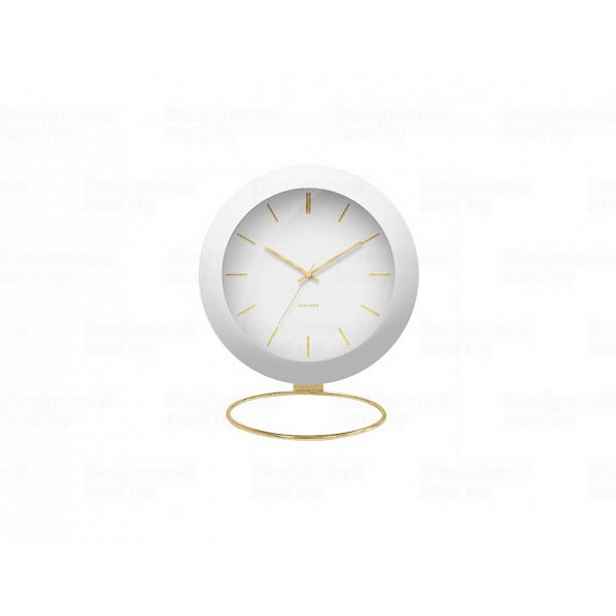Designové stolní hodiny 5833WH Karlsson 10,5cm