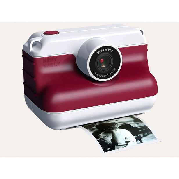 Kidywolf Instantní fotoaparát Kidyprint - červený