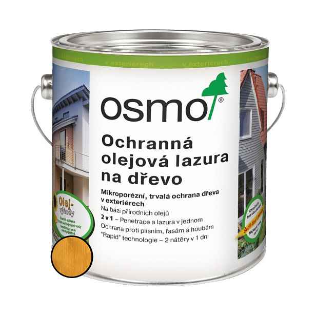 Lazura olejová ochranná Osmo 732 dub světlý 0,75 l