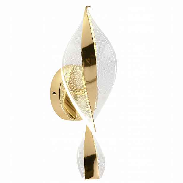 Nástěnné Led svítidlo zlaté moderní glamour do obývacího pokoje Toolight