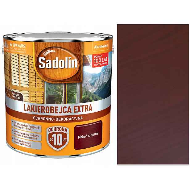 Sadolin Lakobejca Extra Mahagon Tmavý 5L