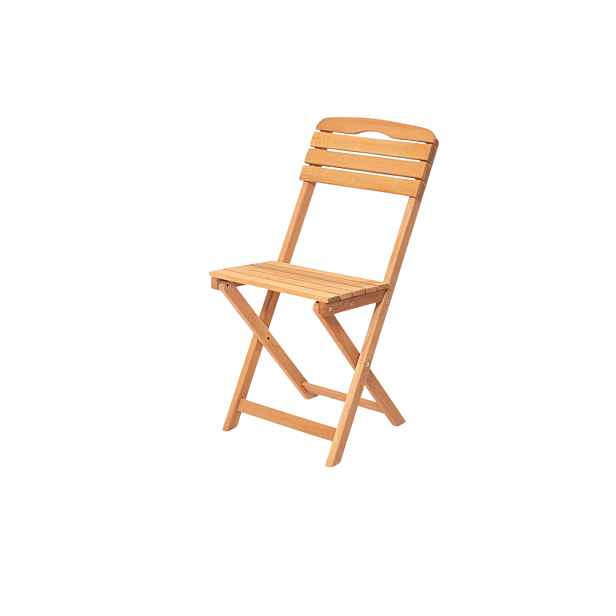 Kalune Design Skládací zahradní židle Leslie z masivu hnědá