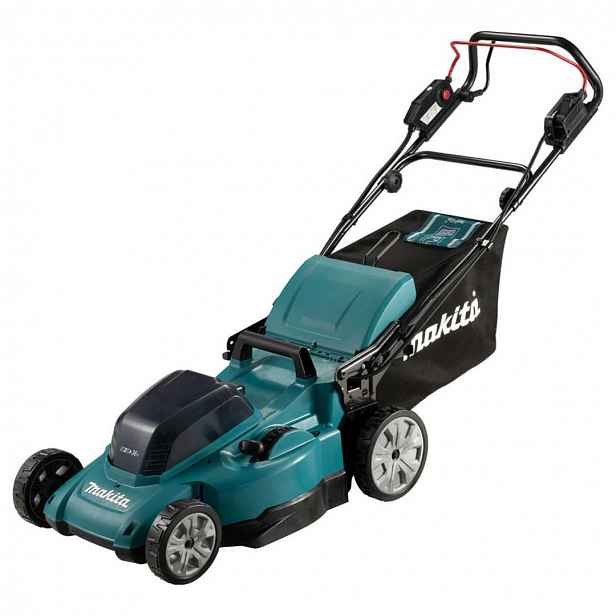 Makita - 18V AKU sekačka na trávu, záběr 48 cm, s pojezdem, bez baterie a nabíječky DLM481Z