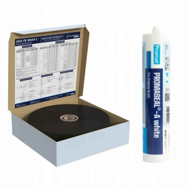 Protipožární Hmota 310 ML Promat Promaseal A Páska 60 MM 25 M Alfaseal