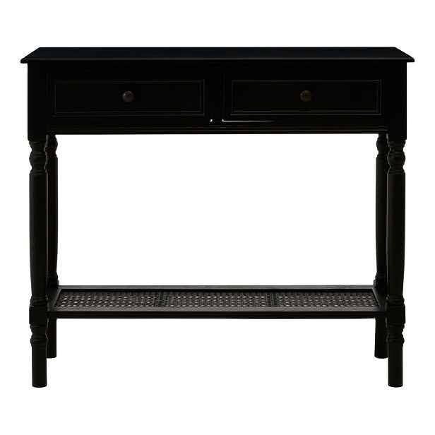 Černý konzolový stolek 33x91 cm Heritage – Premier Housewares
