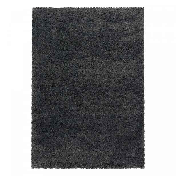 Kusový koberec Fluffy Shaggy 3500 grey, 200x290, šedá, ložnice, Ayyildiz