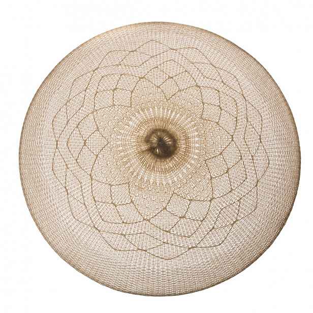 Prostírání plastové Mandala krémová, 38 cm