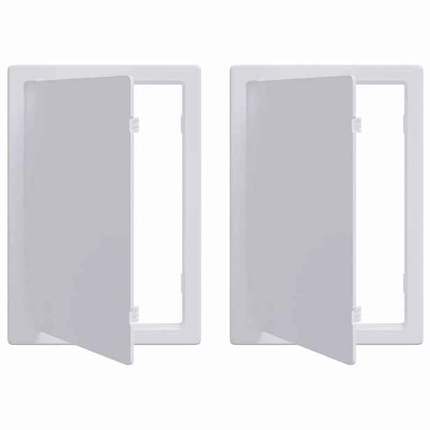 vidaXL Přístupové panely 2 ks Bílá 15 x 23 cm ABS plast