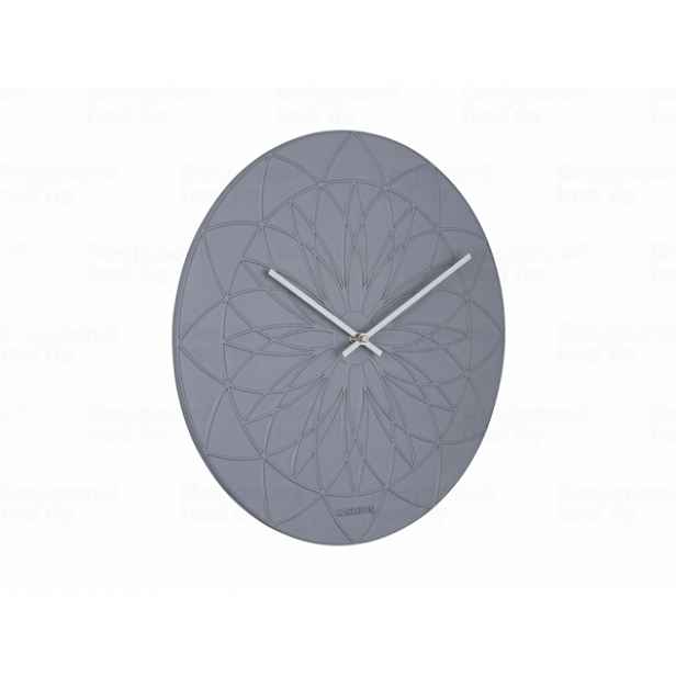 Designové nástěnné hodiny 5836GY Karlsson 35cm