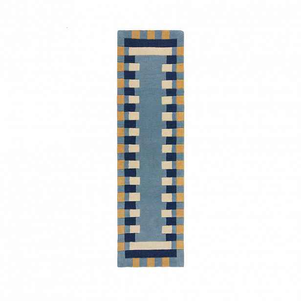 Flair Rugs BĚHOUN, 60/230 cm, modrá, žlutá