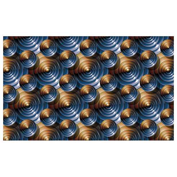 Fototapeta Abstraktní rytmus hloubka zlato-hnědá metalíza 200x140 lepidlo