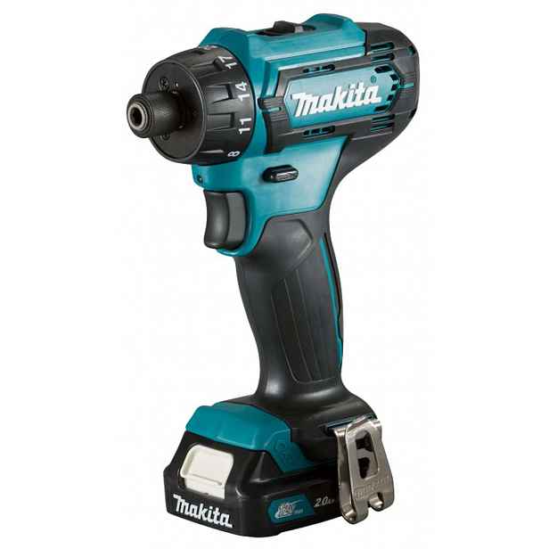 Makita - 12V AKU vrtací šroubovák, 2x aku 2,0 Ah, nabíječka DF033DSAE