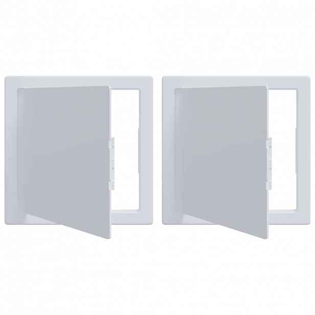 vidaXL Přístupové panely 2 ks Bílá 20 x 20 cm ABS plast
