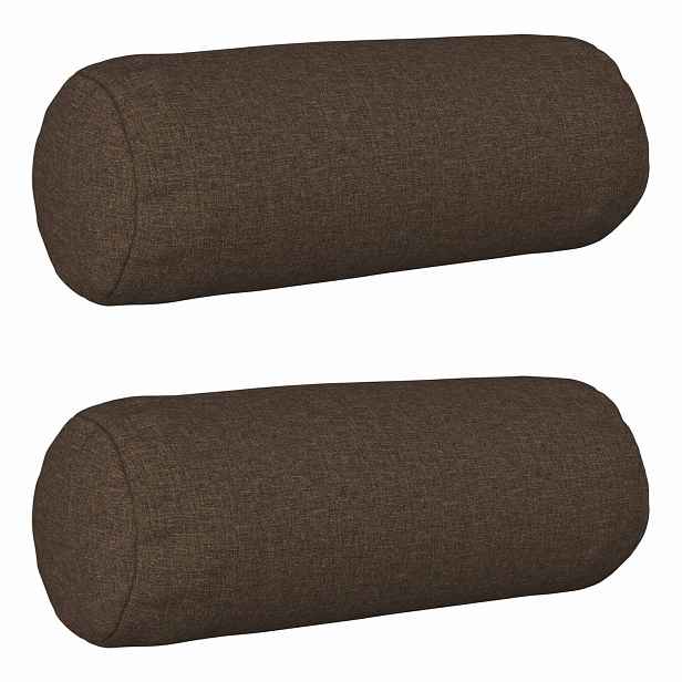 vidaXL Polštář s polštářem HEERLEN 2 ks Taupe Textil