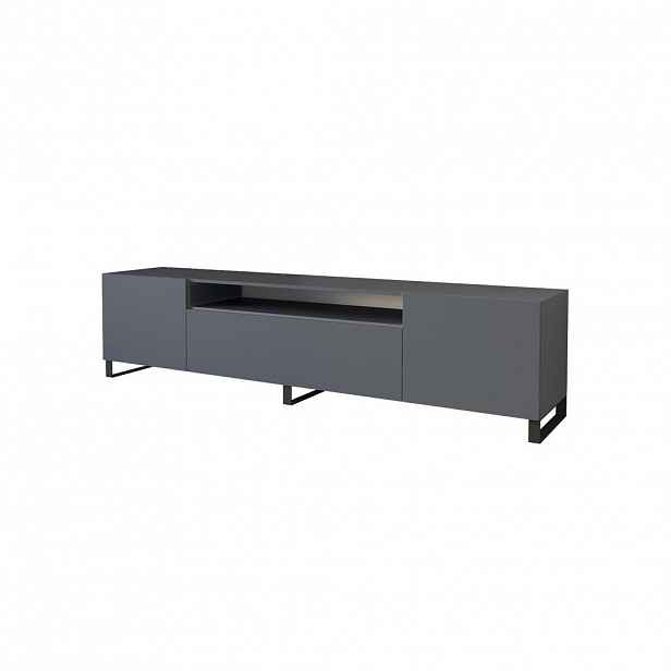 ALTDECOR NÍZKÁ komoda ELIO-S 200 x 53 x 41 cm – grafitová