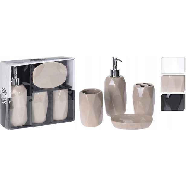 Koupelnový set Optima bílá